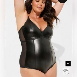 New in package Torrid size 2 pleather bodysuit
